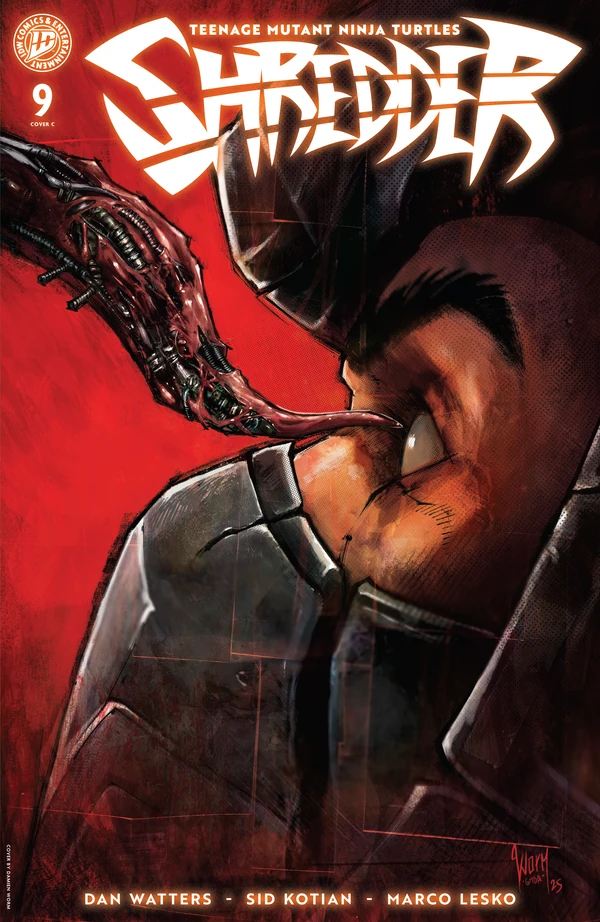 Teenage Mutant Ninja Turtles: Shredder: Damien Worm Variant #9 - Cover C